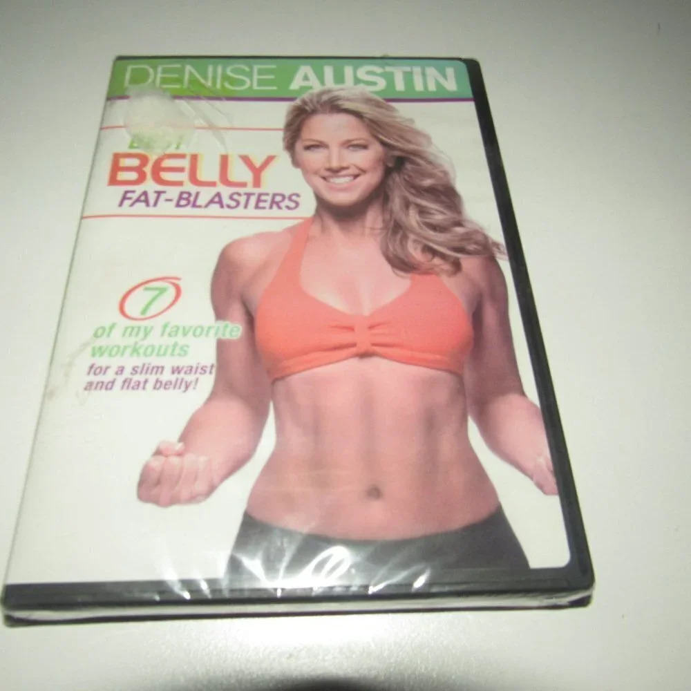DENISE AUSTIN Best Belly Fat-Blasters (7 AB Workouts) DVD~SEALED